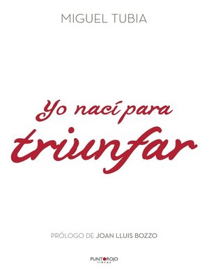 cover image of Yo nací para triunfar